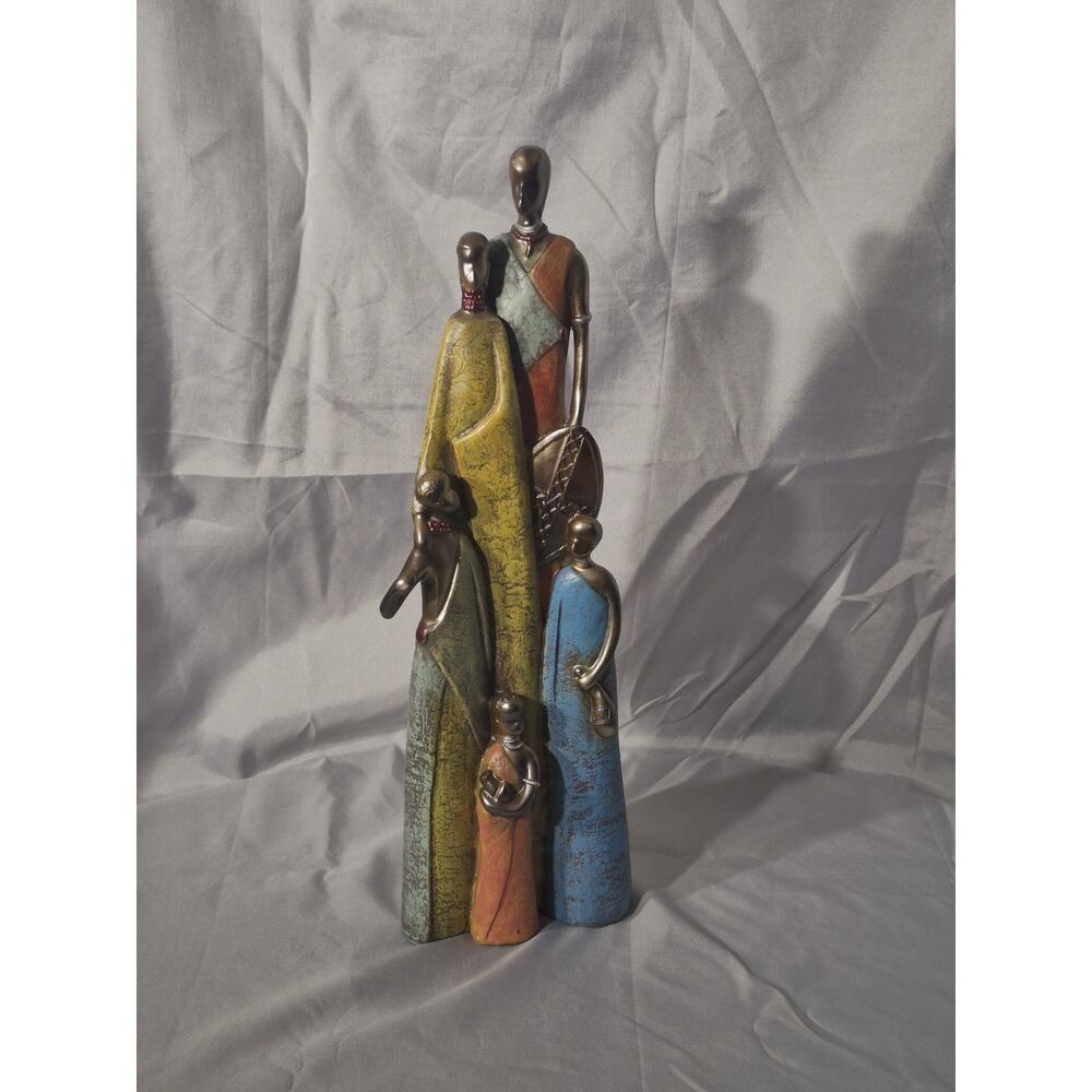 African-Inspired Family Sculpture Set – Family Group